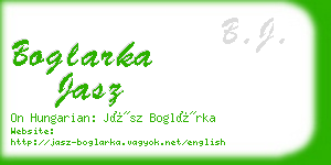 boglarka jasz business card